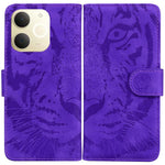 Custodia per cellulare in pelle con motivo a tigre in rilievo, For Realme Narzo 80 Lite 4G / C71 India, For Realme 15 5G / Realme 15 Pro 5G, For Realme 14, For Realme Neo7 SE
