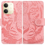Custodia per cellulare in pelle con motivo a tigre in rilievo, For Realme Narzo 80 Lite 4G / C71 India, For Realme 15 5G / Realme 15 Pro 5G, For Realme 14, For Realme Neo7 SE