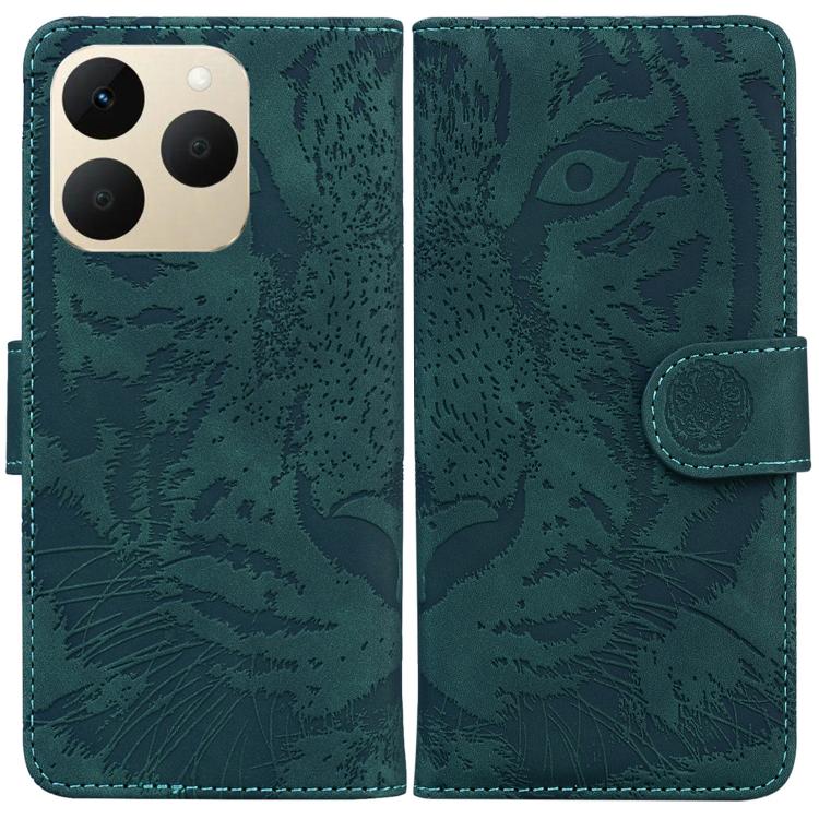 Custodia per cellulare in pelle con motivo a tigre in rilievo, For Realme 16 5G, For Realme 16 Pro+ 5G, For Realme 16 Pro 5G, For Realme 15T 5G