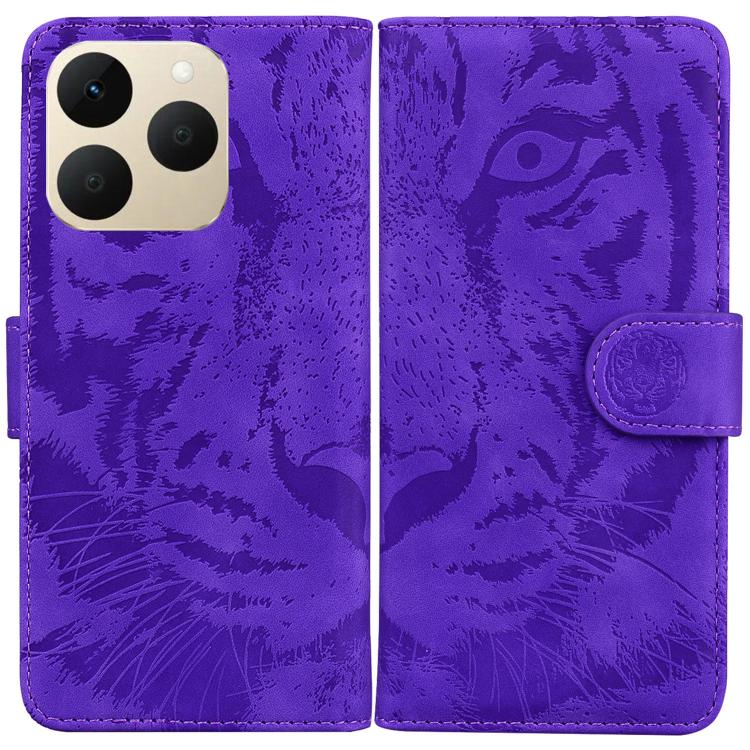 Custodia per cellulare in pelle con motivo a tigre in rilievo, For Realme 16 5G, For Realme 16 Pro+ 5G, For Realme 16 Pro 5G, For Realme 15T 5G