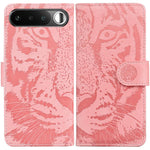 Custodia per cellulare in pelle con motivo a tigre in rilievo, For Realme 16 5G, For Realme 16 Pro+ 5G, For Realme 16 Pro 5G, For Realme 15T 5G