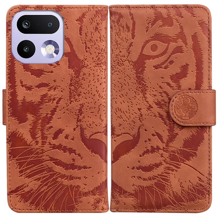Custodia per cellulare in pelle con motivo a tigre in rilievo, For Realme 16 5G, For Realme 16 Pro+ 5G, For Realme 16 Pro 5G, For Realme 15T 5G
