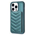 BF26 Custodia per telefono porta carte con motivo a onde, For iPhone 13 Pro Max, For iPhone 13 Pro, For iPhone 12 / 12 Pro
