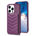 BF26 Custodia per telefono porta carte con motivo a onde, For iPhone 13 Pro Max, For iPhone 13 Pro, For iPhone 12 / 12 Pro