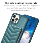 BF26 Custodia per telefono porta carte con motivo a onde, For iPhone 12 Pro Max, For iPhone 11 Pro Max, For iPhone 11