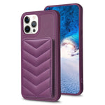 BF26 Custodia per telefono porta carte con motivo a onde, For iPhone 12 Pro Max, For iPhone 11 Pro Max, For iPhone 11