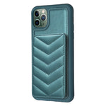 BF26 Custodia per telefono porta carte con motivo a onde, For iPhone 11 Pro, For iPhone X / XS, For iPhone XR