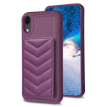 BF26 Custodia per telefono porta carte con motivo a onde, For iPhone 11 Pro, For iPhone X / XS, For iPhone XR