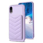 BF26 Custodia per telefono porta carte con motivo a onde, For iPhone 11 Pro, For iPhone X / XS, For iPhone XR