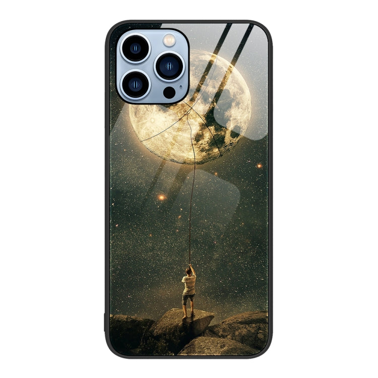Custodia per telefono in vetro verniciato colorato, For iPhone 15 Pro Max