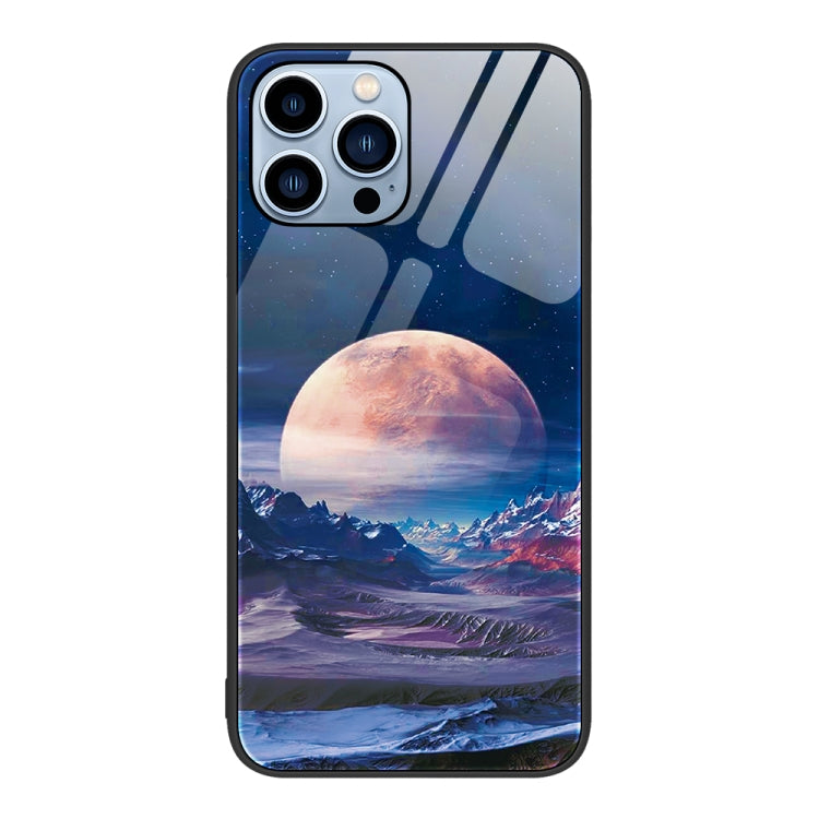 Custodia per telefono in vetro verniciato colorato, For iPhone 15 Pro