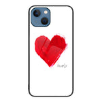 Custodia per telefono in vetro verniciato colorato, For iPhone 15