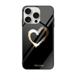 Custodia per telefono in vetro verniciato colorato, For iPhone 16 Pro Max