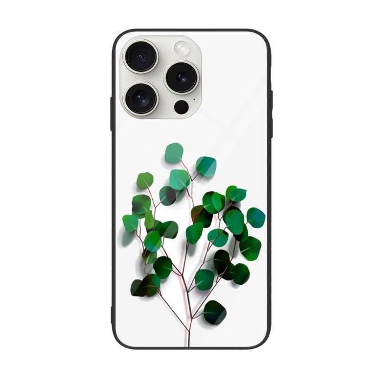 Custodia per telefono in vetro verniciato colorato, For iPhone 16 Pro Max