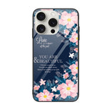 Custodia per telefono in vetro verniciato colorato, For iPhone 16 Pro Max