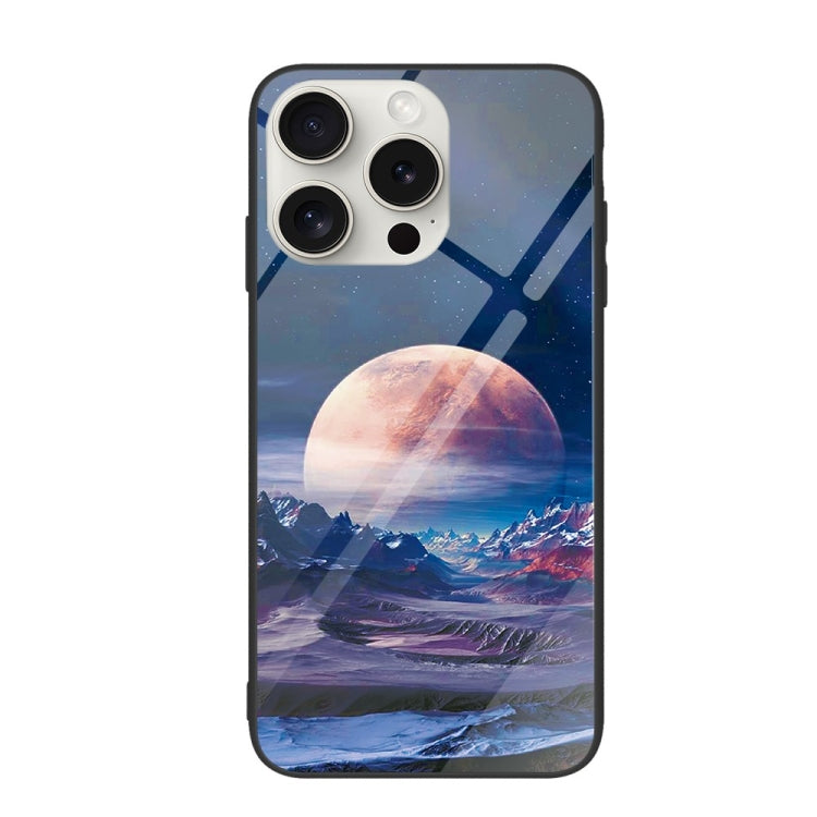 Custodia per telefono in vetro verniciato colorato, For iPhone 16 Pro Max