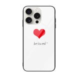 Custodia per telefono in vetro verniciato colorato, For iPhone 16 Pro