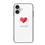 Custodia per telefono in vetro verniciato colorato, For iPhone 16 Plus