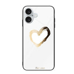 Custodia per telefono in vetro verniciato colorato, For iPhone 16 Plus
