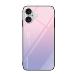 Custodia per telefono in vetro verniciato colorato, For iPhone 16 Plus