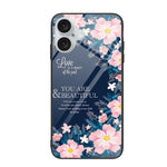 Custodia per telefono in vetro verniciato colorato, For iPhone 16