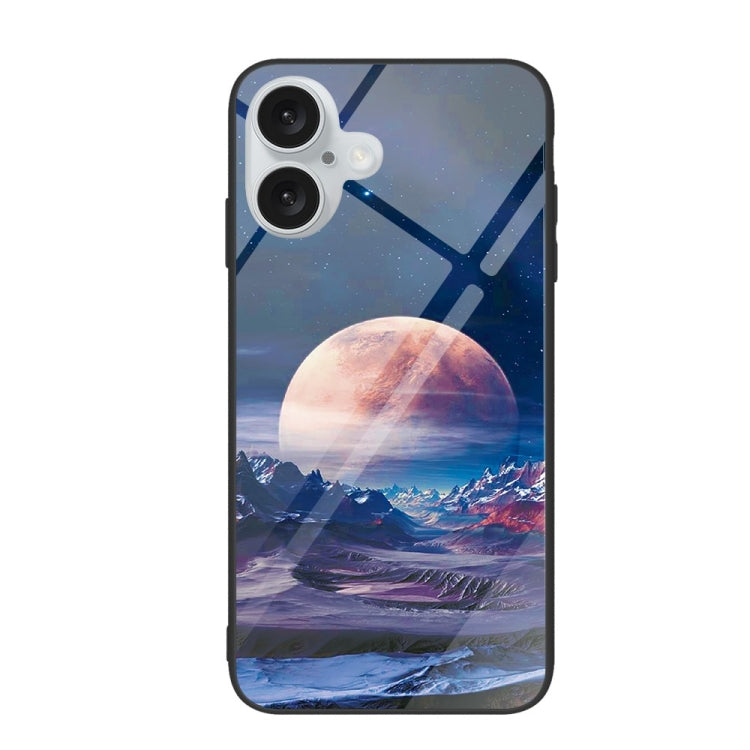 Custodia per telefono in vetro verniciato colorato, For iPhone 16