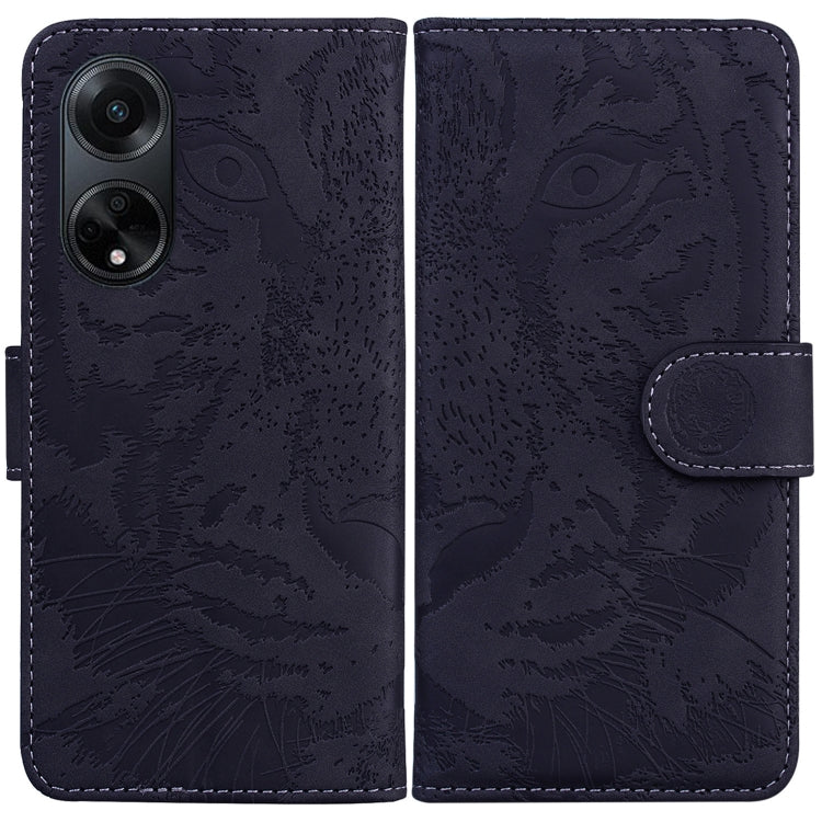 Custodia per cellulare in pelle con motivo a tigre in rilievo, For OPPO Reno10 5G Global/Reno10 Pro Global, For OPPO A78 4G, For OPPO A98 5G / F23 5G India