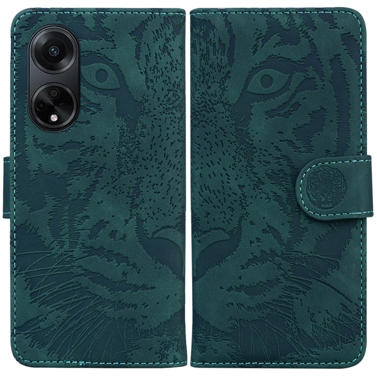 Custodia per cellulare in pelle con motivo a tigre in rilievo, For OPPO Reno10 5G Global/Reno10 Pro Global, For OPPO A78 4G, For OPPO A98 5G / F23 5G India