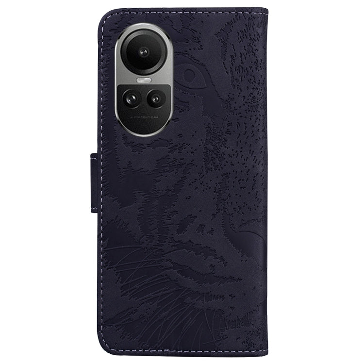 Custodia per cellulare in pelle con motivo a tigre in rilievo, For OPPO Reno10 5G Global/Reno10 Pro Global, For OPPO A78 4G, For OPPO A98 5G / F23 5G India