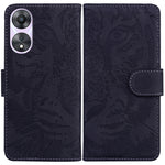 Custodia per cellulare in pelle con motivo a tigre in rilievo, For OPPO Reno10 5G Global/Reno10 Pro Global, For OPPO A78 4G, For OPPO A98 5G / F23 5G India