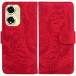 Custodia per cellulare in pelle con motivo a tigre in rilievo, For OPPO Reno11 Pro 5G Global, For OPPO A59 5G / A2M, For OPPO A38 4G / A18, For OPPO A58 4G