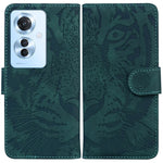 Custodia per cellulare in pelle con motivo a tigre in rilievo, For OPPO A3 Pro 5G, For OPPO F25 Pro 5G Global, For OPPO Reno11 F Global, For OPPO Reno11 Global