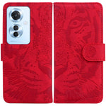 Custodia per cellulare in pelle con motivo a tigre in rilievo, For OPPO A3 Pro 5G, For OPPO F25 Pro 5G Global, For OPPO Reno11 F Global, For OPPO Reno11 Global