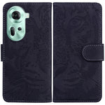 Custodia per cellulare in pelle con motivo a tigre in rilievo, For OPPO A3 Pro 5G, For OPPO F25 Pro 5G Global, For OPPO Reno11 F Global, For OPPO Reno11 Global