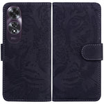 Custodia per cellulare in pelle con motivo a tigre in rilievo, For OPPO Reno12 Pro 5G Global, For OPPO Reno12 5G Global, For OPPO K12x, For OPPO A60 4G