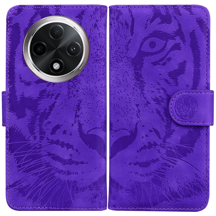 Custodia per cellulare in pelle con motivo a tigre in rilievo, For OPPO A3 Pro 5G, For OPPO F25 Pro 5G Global, For OPPO Reno11 F Global, For OPPO Reno11 Global