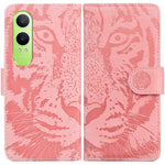 Custodia per cellulare in pelle con motivo a tigre in rilievo, For OPPO Reno12 Pro 5G Global, For OPPO Reno12 5G Global, For OPPO K12x, For OPPO A60 4G