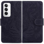 Custodia per cellulare in pelle con motivo a tigre in rilievo, For OPPO Reno12 Pro 5G Global, For OPPO Reno12 5G Global, For OPPO K12x, For OPPO A60 4G