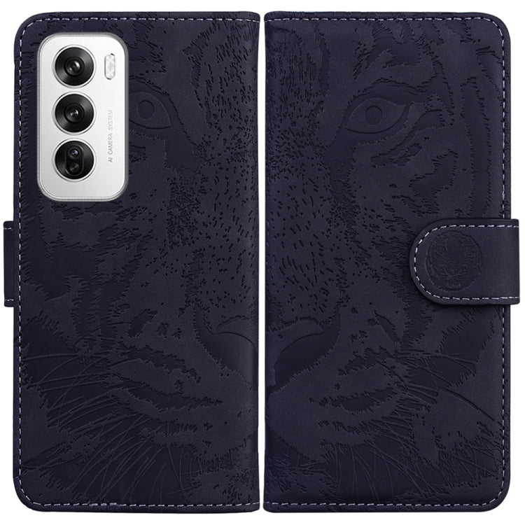 Custodia per cellulare in pelle con motivo a tigre in rilievo, For OPPO Reno12 Pro 5G Global, For OPPO Reno12 5G Global, For OPPO K12x, For OPPO A60 4G