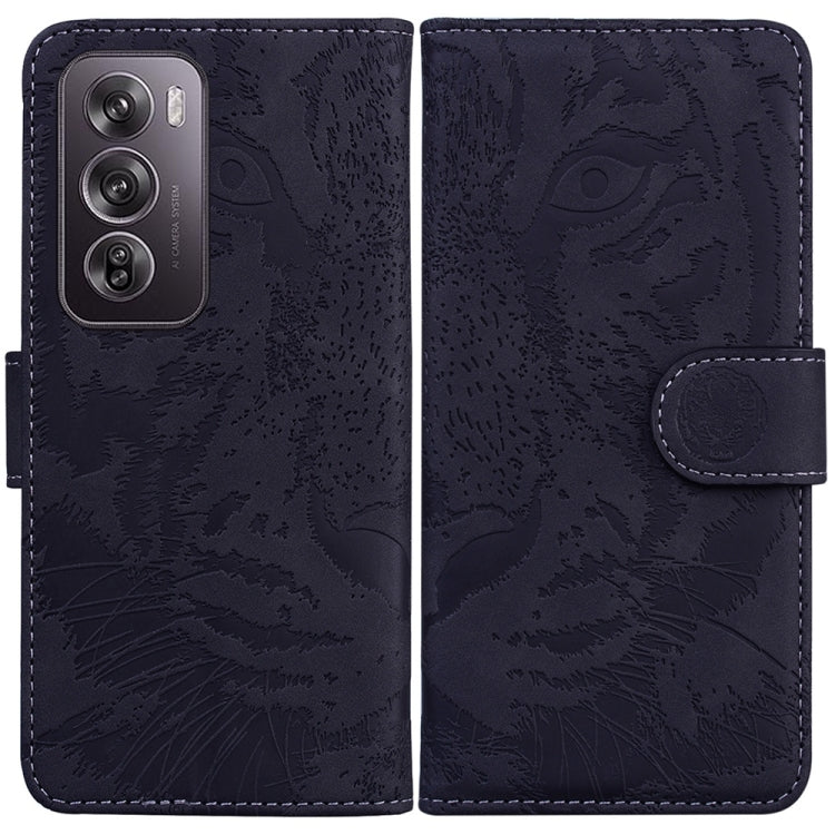Custodia per cellulare in pelle con motivo a tigre in rilievo, For OPPO Reno12 Pro 5G Global, For OPPO Reno12 5G Global, For OPPO K12x, For OPPO A60 4G