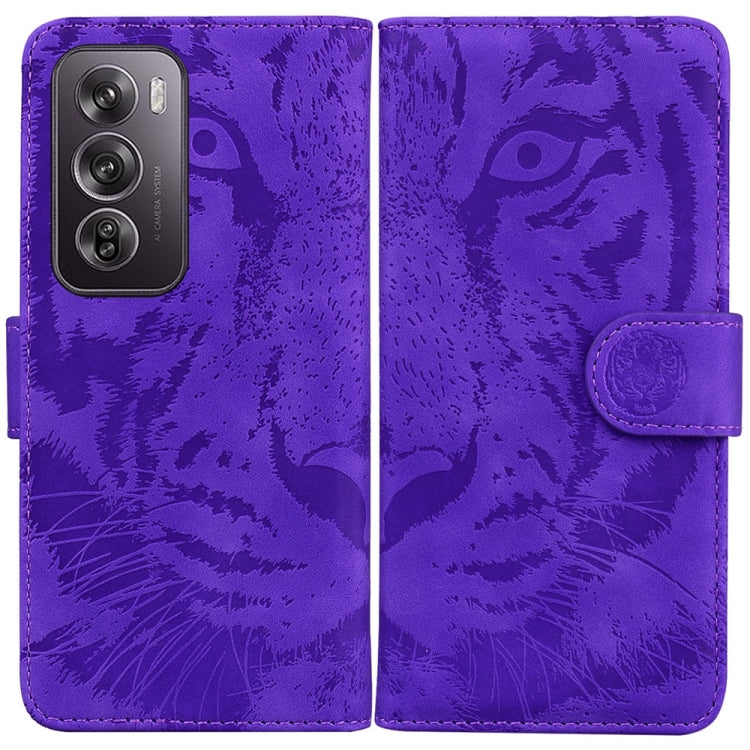 Custodia per cellulare in pelle con motivo a tigre in rilievo, For OPPO Reno12 Pro 5G Global, For OPPO Reno12 5G Global, For OPPO K12x, For OPPO A60 4G
