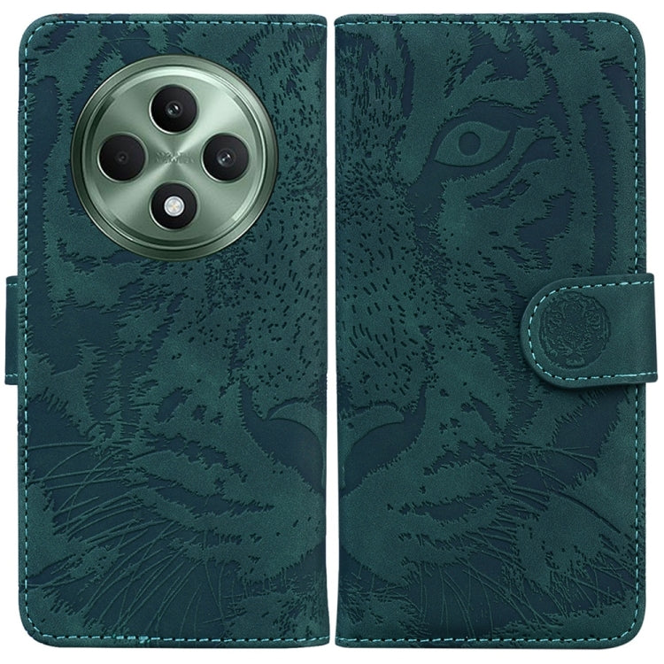 Custodia per cellulare in pelle con motivo a tigre in rilievo, For OPPO Reno13 Pro Global, For OPPO Reno13 Global, For OPPO Reno13 F 4G / 5G, For OPPO Reno12 F 5G