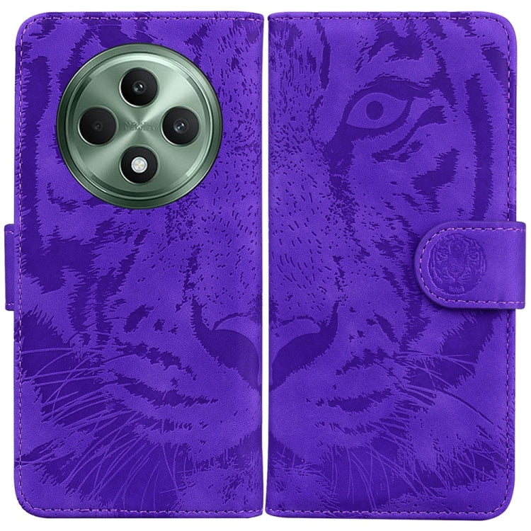 Custodia per cellulare in pelle con motivo a tigre in rilievo, For OPPO Reno13 Pro Global, For OPPO Reno13 Global, For OPPO Reno13 F 4G / 5G, For OPPO Reno12 F 5G