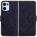 Custodia per cellulare in pelle con motivo a tigre in rilievo, For OPPO Reno13 Pro Global, For OPPO Reno13 Global, For OPPO Reno13 F 4G / 5G, For OPPO Reno12 F 5G