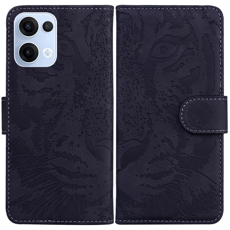 Custodia per cellulare in pelle con motivo a tigre in rilievo, For OPPO Reno13 Pro Global, For OPPO Reno13 Global, For OPPO Reno13 F 4G / 5G, For OPPO Reno12 F 5G