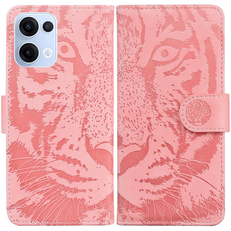 Custodia per cellulare in pelle con motivo a tigre in rilievo, For OPPO Reno13 Pro Global, For OPPO Reno13 Global, For OPPO Reno13 F 4G / 5G, For OPPO Reno12 F 5G