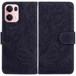 Custodia per cellulare in pelle con motivo a tigre in rilievo, For OPPO Reno13 Pro Global, For OPPO Reno13 Global, For OPPO Reno13 F 4G / 5G, For OPPO Reno12 F 5G