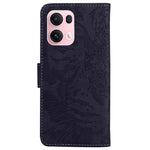 Custodia per cellulare in pelle con motivo a tigre in rilievo, For OPPO Reno13 Pro Global, For OPPO Reno13 Global, For OPPO Reno13 F 4G / 5G, For OPPO Reno12 F 5G