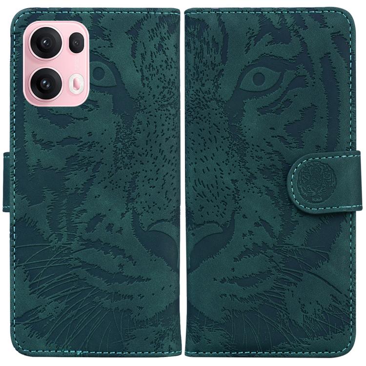 Custodia per cellulare in pelle con motivo a tigre in rilievo, For OPPO Reno13 Pro Global, For OPPO Reno13 Global, For OPPO Reno13 F 4G / 5G, For OPPO Reno12 F 5G