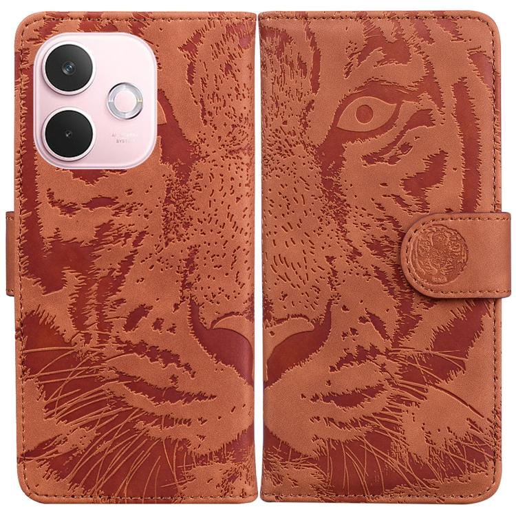 Custodia per cellulare in pelle con motivo a tigre in rilievo, For OPPO Reno15 5G Global, For OPPO A6 GT 5G, For OPPO A5x 5G / A3 4G / 5G / A3x 4G / 5G, For OPPO A5 Pro 5G